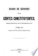 Diario de sesiones de las Córtes Constituyentes de la República Española