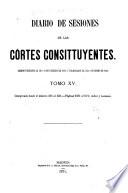 Diario de sesiones de las Córtes constituyentes