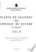 Diario de sesiones del Consejo de Estado de la República Oriental del Uruguay