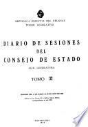 Diario de sesiones del Consejo de Estado de la República Oriental del Uruguay