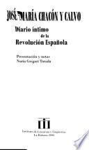 Diario íntimo de la revolución española