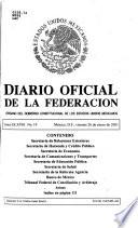 Diario oficial de la federación