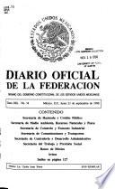 Diario oficial de la federación