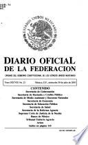 Diario oficial de la federación