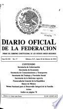Diario oficial de la federación