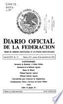 Diario oficial de la federación