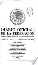 Diario oficial de la federación