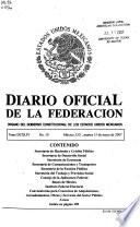 Diario oficial de la federación