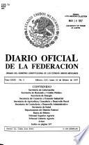 Diario oficial de la federación