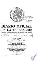 Diario oficial de la federación