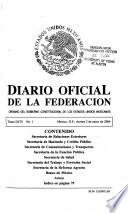 Diario oficial de la federación