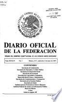 Diario oficial de la federación