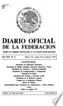 Diario oficial de la federación