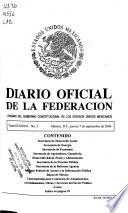 Diario oficial de la federación