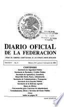 Diario oficial de la federación