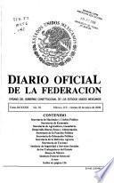 Diario oficial de la federación