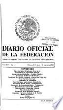 Diario oficial de la federación