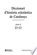 Diccionari d'història eclesiàstica de Catalunya