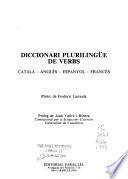 Diccionari plurilingüe de verbs