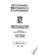 Diccionario bibliográfico ecuatoriano: An-Ba