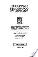 Diccionario bibliográfico ecuatoriano