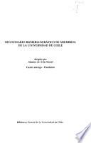 Diccionario biobibliográfico de miembros de la Universidad de Chile
