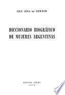 Diccionario biográfico de mujeres argentinas