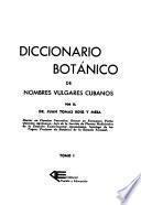 Diccionario botánico de nombres vulgares cubanos