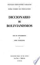 Diccionario de bolivianismos