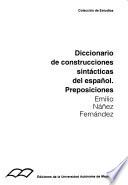 Diccionario de construcciones sintácticas del español