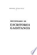 Diccionario de escritores gaditanos