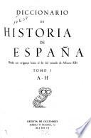 Diccionario de historia de España