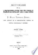 Diccionario de la administracion de Filipinas