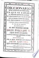 Diccionário De La Lengua Castellana