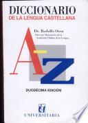 Diccionario de la lengua castellana