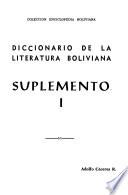 Diccionario de la literatura boliviana