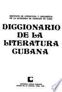 Diccionario de la literatura cubana