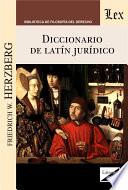 Diccionario de latín jurídico