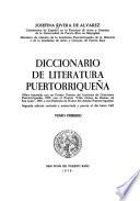 Diccionario de literatura puertorriqueña
