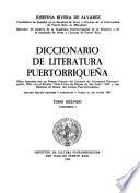 Diccionario de literatura puertorriqueña