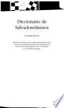 Diccionario de salvadoreñismos