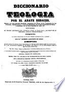 Diccionario de teologia: Q - Z. 1846
