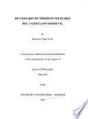 Diccionario de términos militares del castellano medieval
