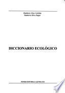 Diccionario ecológico