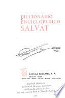 Diccionario enciclopédico Salvat. Apendice