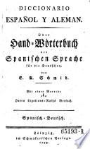 Diccionario español y aleman, oder Handwörterbuch der spanischen Sprache für die Deutschen