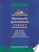 Diccionario gastronómico cubano