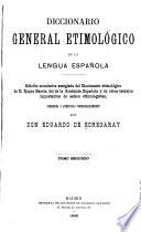 Diccionario general etimológico de la lengua española