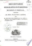 Diccionario geográfico-estadístico de España y Portugal: (494 p., [2] map. pleg.)