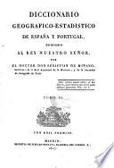 Diccionario geografico-estadistico de Espana y Portugal